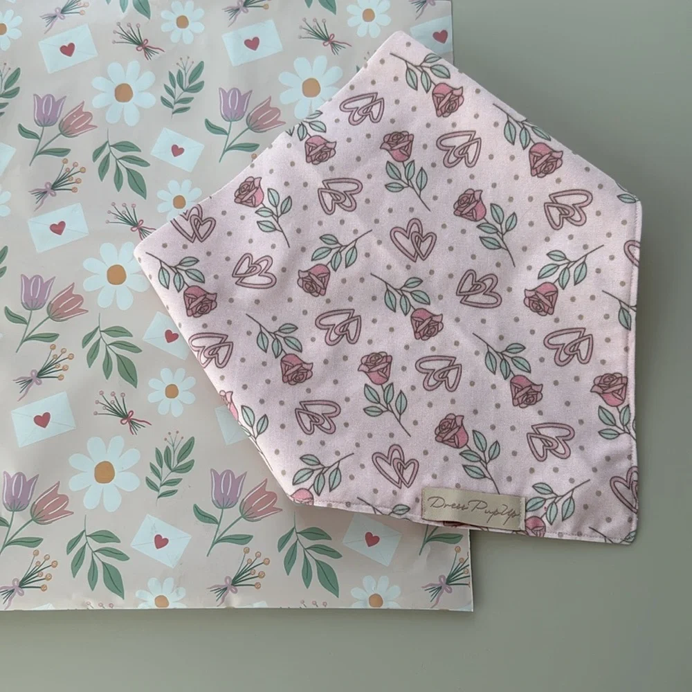 Handmade Dog Bandana – Mother’s Day Edition